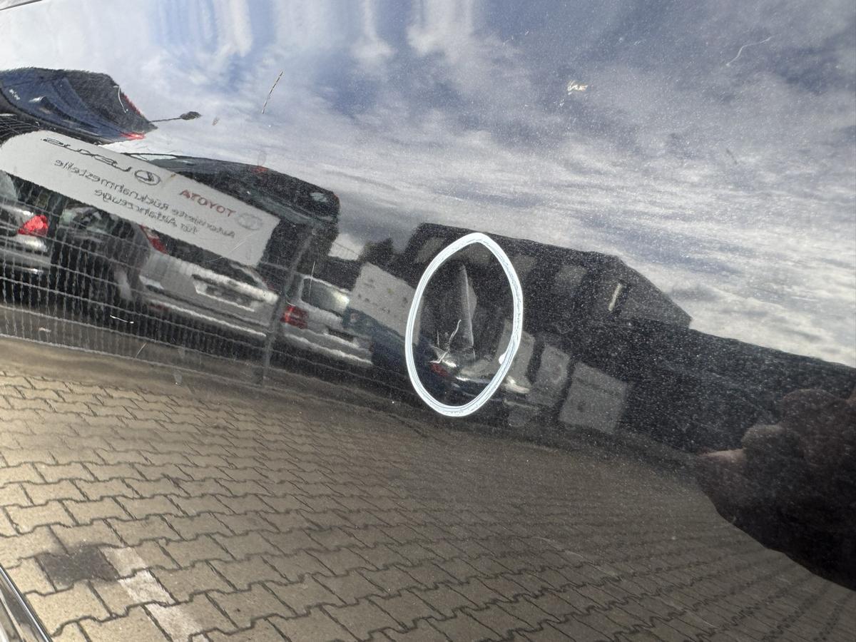 Skoda Octavia 2 original T&uuml;r hinten rechts 9910 Schwarzmetallic Kombi Rohbau Bj.2009